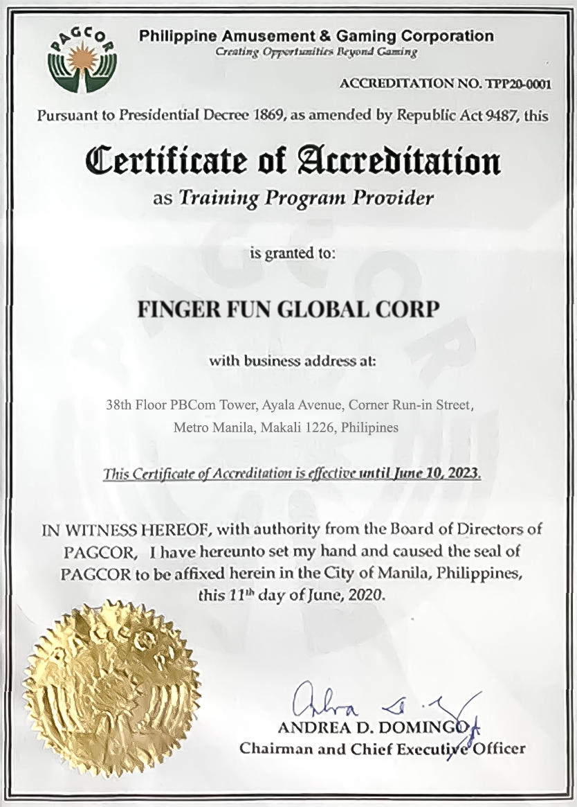 Giấy phép Pagcor
